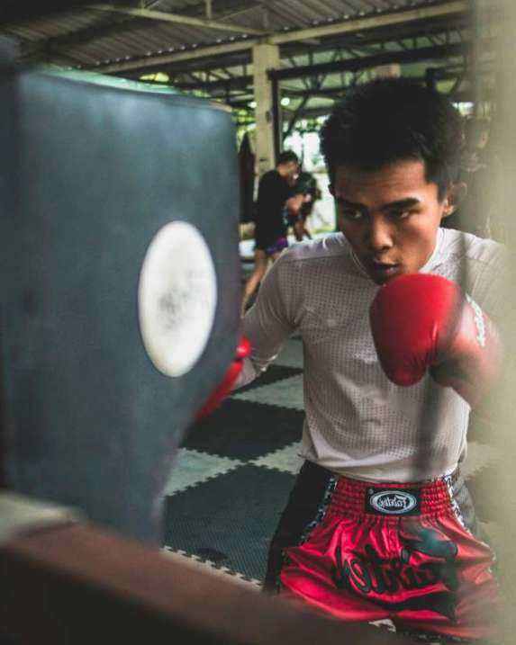 Private boxing lesson with coach