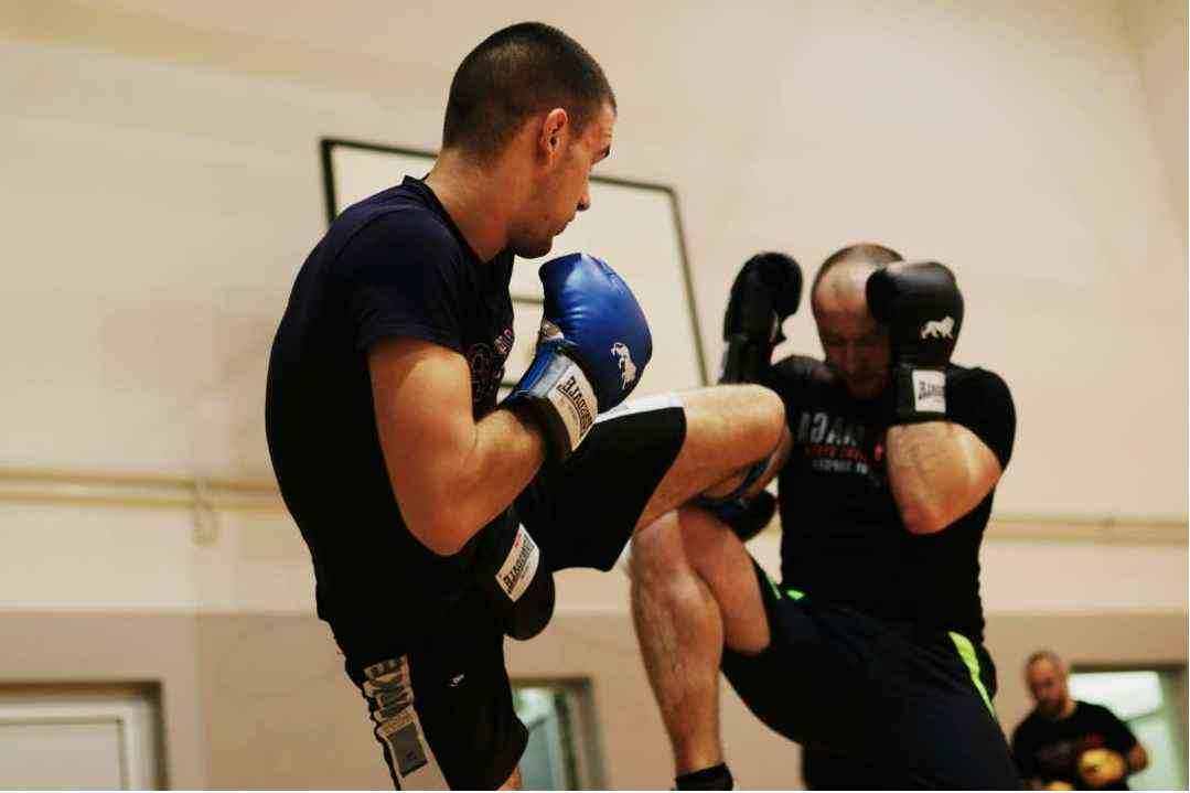 Pad work drill